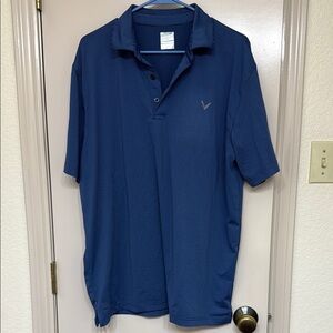 Callaway Blue Polo Shirt Classic Design